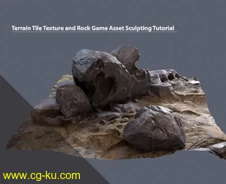 Artstation – Terrain Tile Texture and Rock Game Asset Sculpting Tutorial的图片1