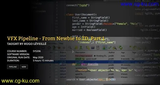 FXPHD – SYS206 – VFX Pipeline – From Newbie to TD Part 1的图片1