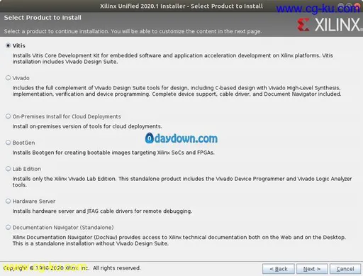 Xilinx Vitis Core Development Kit 2020.1 Linux的图片2