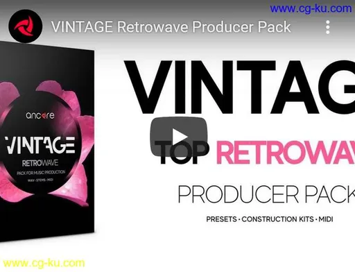 Ancore Sounds Vintage Retrowave Pack WAV MiDi SYNTH PRESETS-DISCOVER的图片1