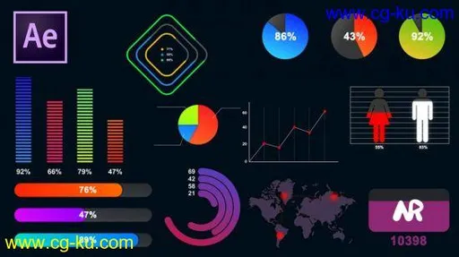 After Effects: Amazing Infographics and Data Visualization的图片1