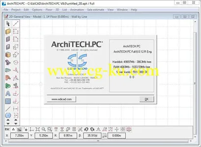 EdiCAD ArchiTech PC 8.1.3 + Portable 建筑设计师的图片1