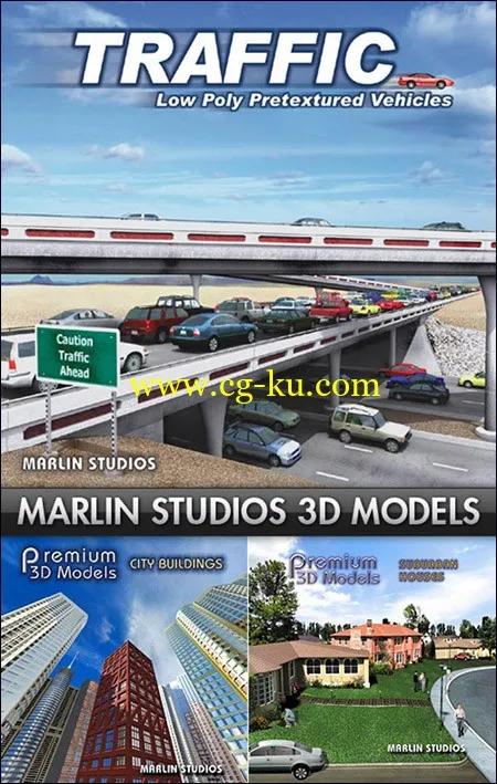 Marlin Studio Premium City Models Bundle 高级城市模型套装的图片1