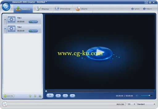 Aimersoft DVD Creator 3.0.0.8的图片1