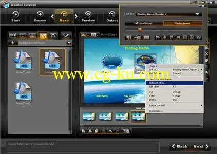 Womble EasyDVD 1.0.1.29 Multilingual DVD制作刻录软件的图片1