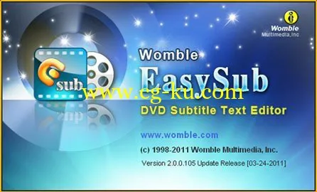 Womble Easysub 2.0.0.110 Multilingual DVD字幕编辑器的图片1