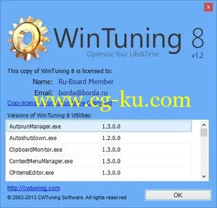 WinTuning 8 1.2 WIN8优化工具的图片2