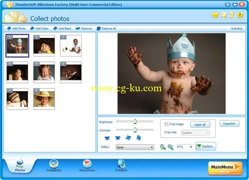 ThunderSoft Slideshow Factory 3.5.5.1的图片1