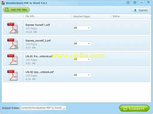 Wondershare PDF to Word Converter 4.0.1.2 (DC 21.02.2014)的图片1