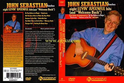 Homespun – John Sebastian – Teaches 8 Lovin’ Spoonful Hits – DVD (2007)的图片1