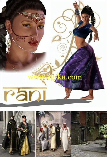 Daz Studio Middle Eastern Models Including Lorez Arab Male的图片1