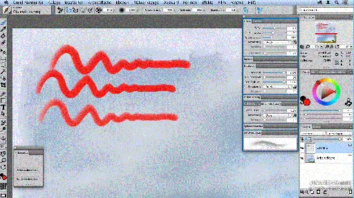 Neu in Corel Painter X3 Universelles Verstreuen, Farbauftrag-Palette, Side-by-Side-Klonen, Perspektivhilfslinien的图片3