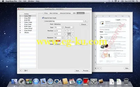 ExactScan Pro 2.60 MacOsX 万能扫描仪驱动的图片1