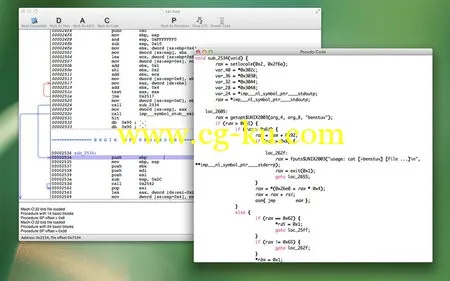 Hopper Disassembler 2.7.15 Mac Os X 二进制反编译和调试软件的图片1