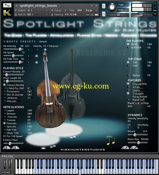 Kirk Hunter Studios Spotlight Strings KONTAKT的图片1