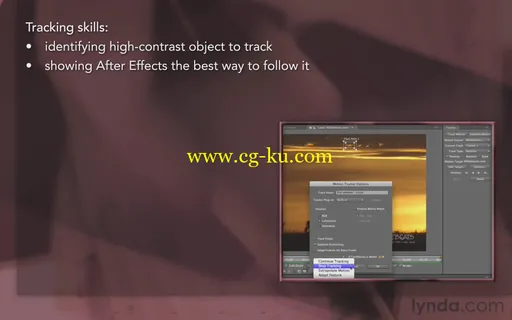 After Effects Apprentice 12: Tracking and Keying的图片2