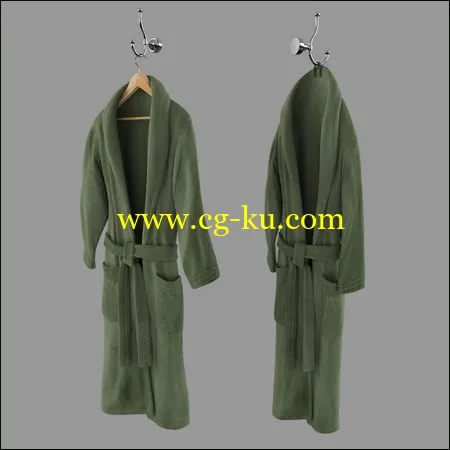 Bathroom Robe 浴室长袍模型的图片1