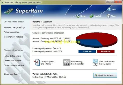 PGWare SuperRam 6.7.13.2015 Multilingual的图片1