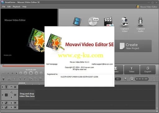 Movavi Video Editor 9.0.3 SE的图片1