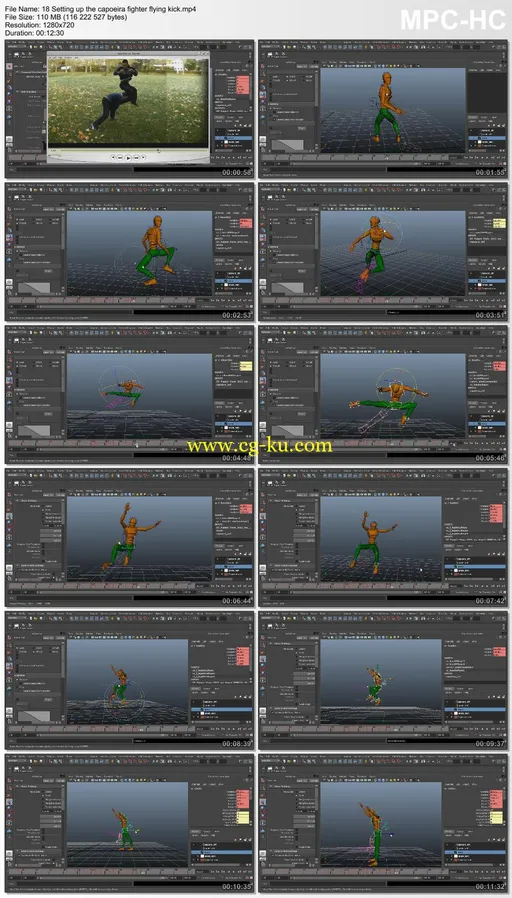 Dixxl Tuxxs – Animating an Acrobatic Fight Scene in Maya的图片2