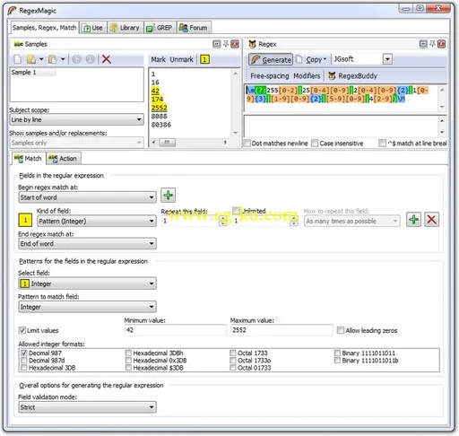 RegexMagic 2.1.1的图片1