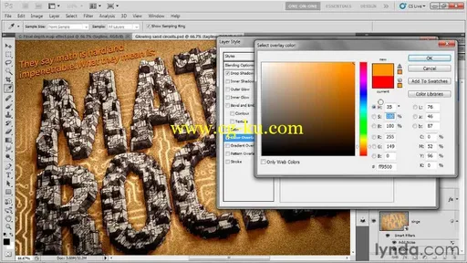 Photoshop CS5 Extended One-on-One: 3D Type Effects (Repost)的图片4