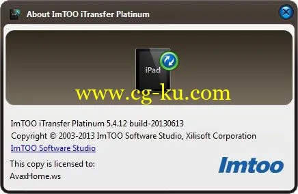 ImTOO iTransfer Platinum 5.4.12.20130613 传输转换的工具的图片2