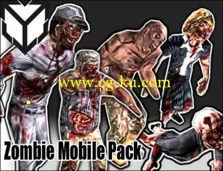 Zombie Low poly Pack的图片1