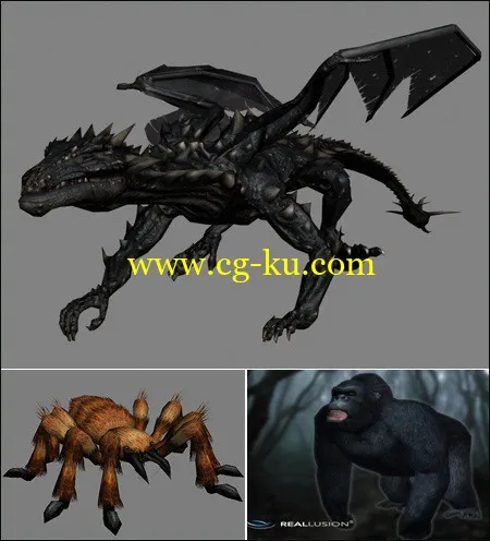 Dragon ,Spider , Gorilla的图片1