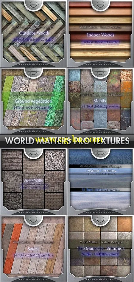 Pro Seamless Textures – Architectural & Nature 建筑纹理的图片1