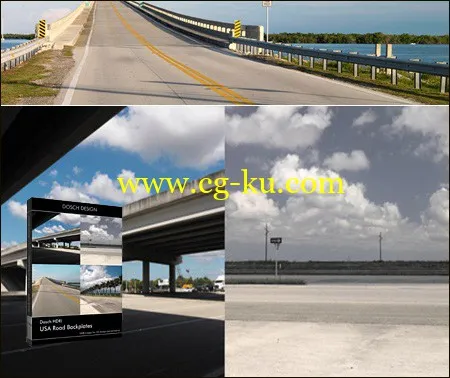 Dosch Design: HDRI – USA Road Backplates的图片1