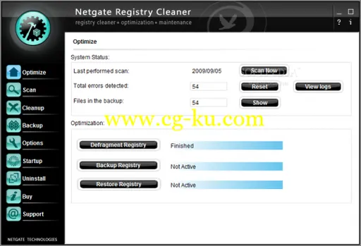 NETGATE Registry Cleaner v5.0.505 Multilingual 磁盘清理软件的图片2