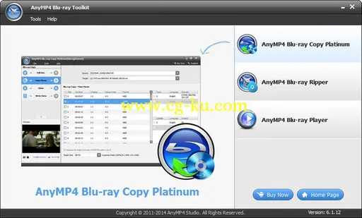 AnyMP4 Blu-ray Toolkit 6.1.18 Multilingual的图片1