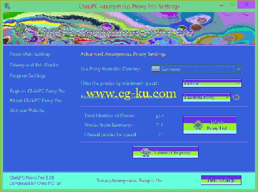 ChrisPC Anonymous Proxy Pro 6.35 Multilingual的图片2