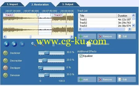 AudioLava Premium Edition 1.0.0 Build 388 清除黑胶碟杂音软件的图片1