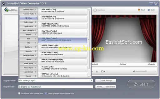 EasiestSoft Video Converter 3.7.0的图片1