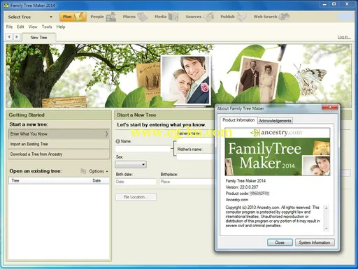 Family Tree Maker 2014 v22.0.0.1260的图片2