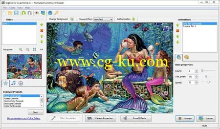 Animated Screensaver Maker 3.2.3 动画屏保制作的图片1