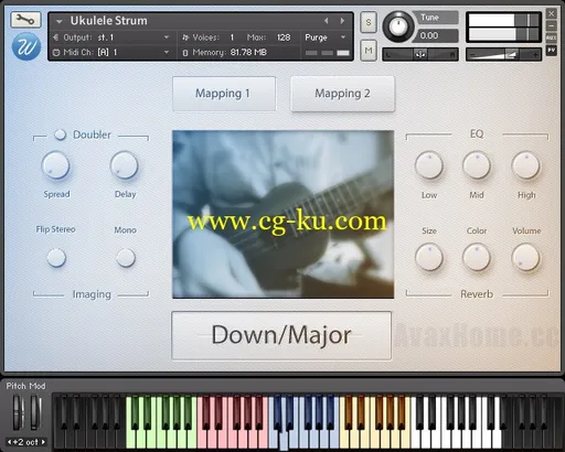 Wavesfactory Ukulele Strum v2.0 KONTAKT EXS MiDi的图片1