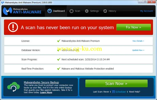 Malwarebytes Anti-Malware Premium 2.2.0.1024 Final Multilanguage的图片1