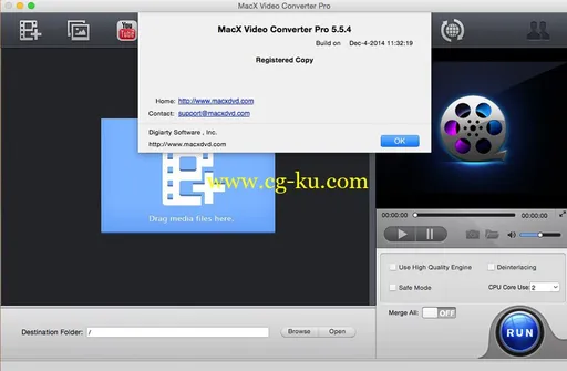 MacX Video Converter Pro 5.5.5 MacOS X的图片1