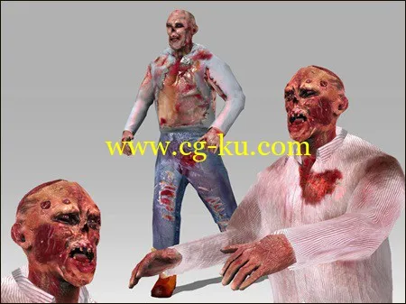 Arteria 3D Modern Day Base Male + Zombie Pack [Animated Character]的图片1