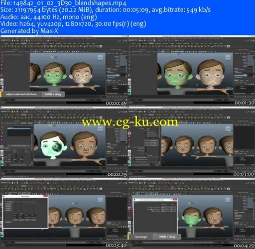 Lynda – Facial Rigging in Maya的图片2