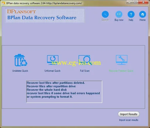 Bplan Data Recovery 2.64的图片1