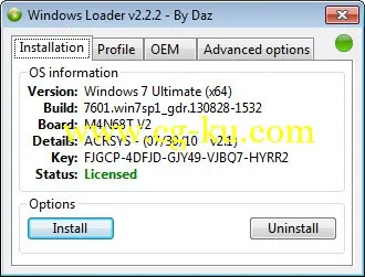 Windows Loader 2.2.2 Final By Daz的图片1