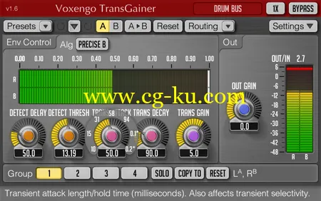 Voxengo TransGainer v1.6 VST VST3 x86 / x64的图片1