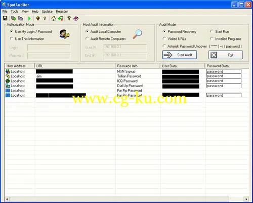 Nsasoft SpotAuditor 4.6.4 密码找回工具的图片2