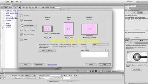 Adobe Dreamweaver CC 13.0 Mac Os X 网页设计 多国语言含中文的图片2