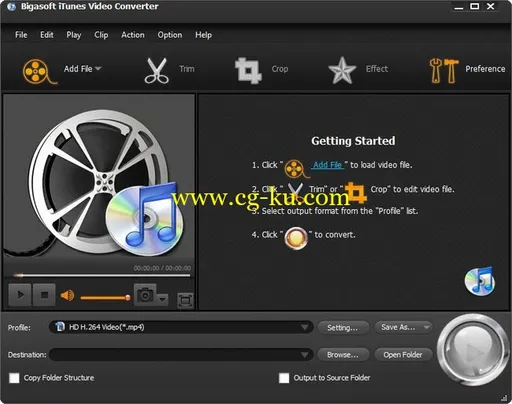 Bigasoft iTunes Video Converter 4.2.2.5206 Multilingual的图片1