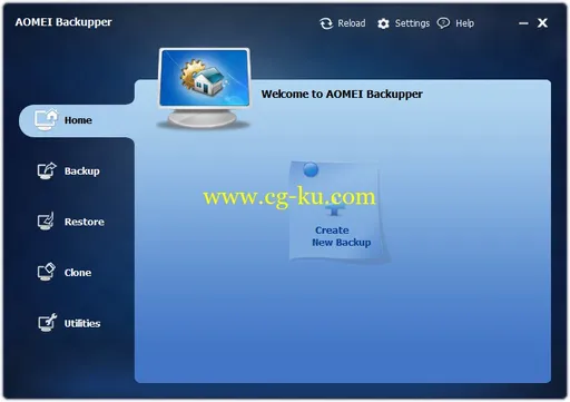 AOMEI Backupper Professional 2.5.0的图片1